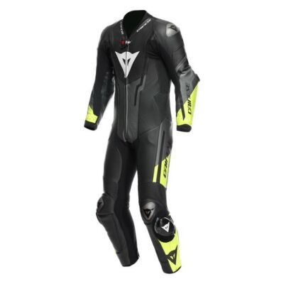 Dainese MISANO 3 PERF D-AIR Racing 1PC závodní kombinéza černá/fluo-žlutá vel.46